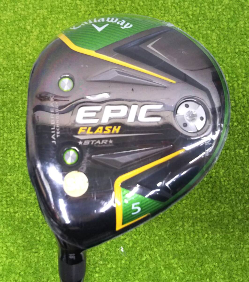 【未使用品】Callaway キャロウェイ EPIC FLASH STAR フェアウェイウッド #5 18゜speeder Evolution FLEX SR 男性左利き