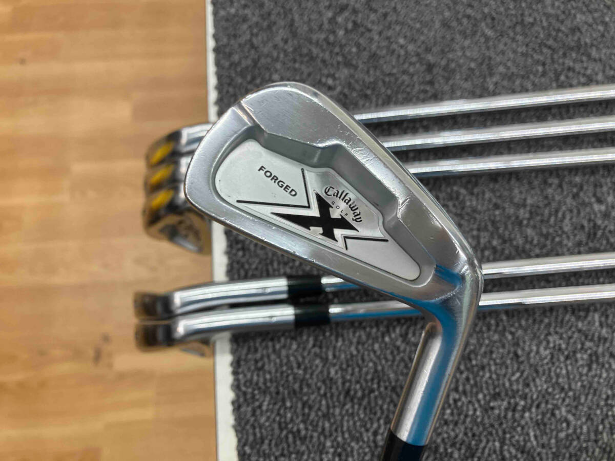 価格は安く 現状品 6本セット Callaway アイアンセット キャロウェイ エックスフォージド 5-9.p FORGED(2007) X キャロウェイ
