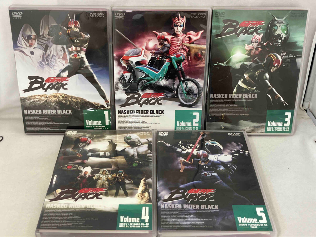 MASKED RIDER BLACK DVD 全5巻セット DVD ; [全5巻セット]仮面
