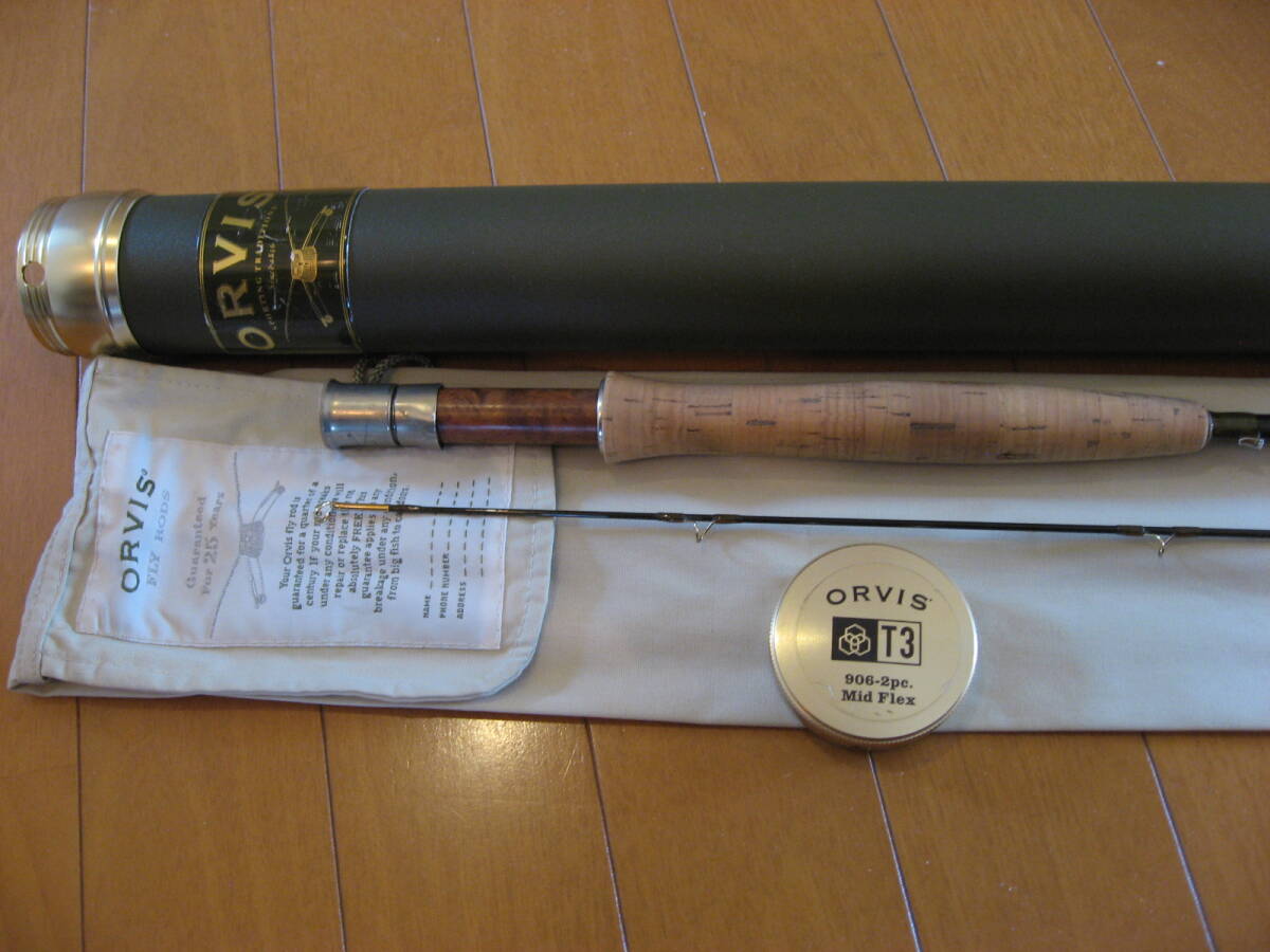 Bibian 比比昂- オービスT3 9ft 6番ORVIS 906 2pc Mid flex 当時 Bibian 比比昂- オービスT3 9ft 6番ORVIS 906 2pc Mid flex 当時