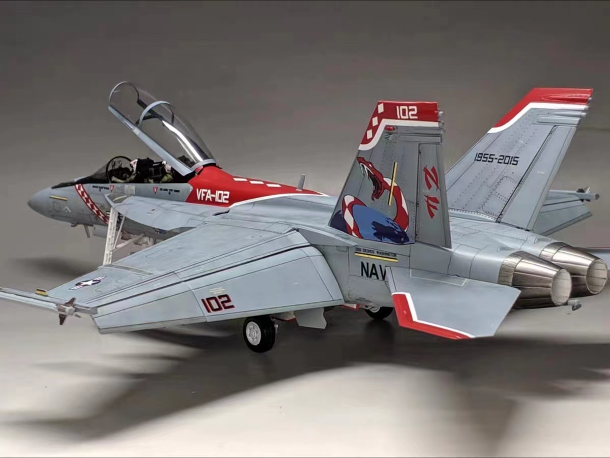 1/48 アメリカ空軍 F/A-18F スーパーホーネット 組立塗装済完成 1/48 アメリカ空軍 F/A-18F スーパーホーネット 組立塗装済完成