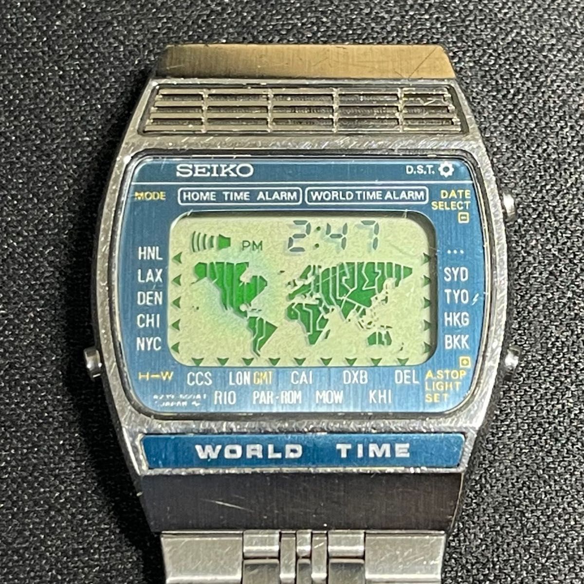 希少70年代ヴィンテージ SEIKO WORLD TIME A239-502A ワールド 希少70年代ヴィンテージ SEIKO WORLD TIME A239-502A ワールド