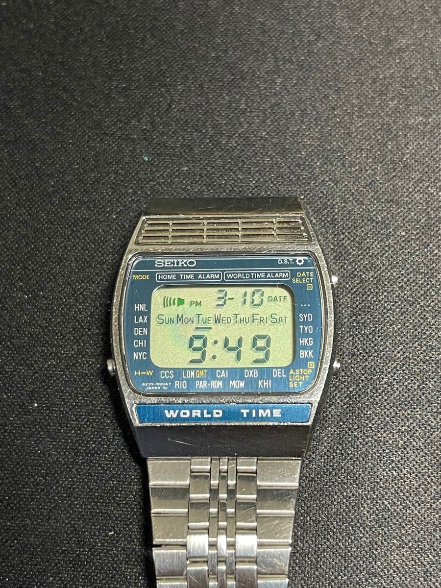希少70年代ヴィンテージ SEIKO WORLD TIME A239-502A ワールド 希少70年代ヴィンテージ SEIKO WORLD TIME A239-502A ワールド
