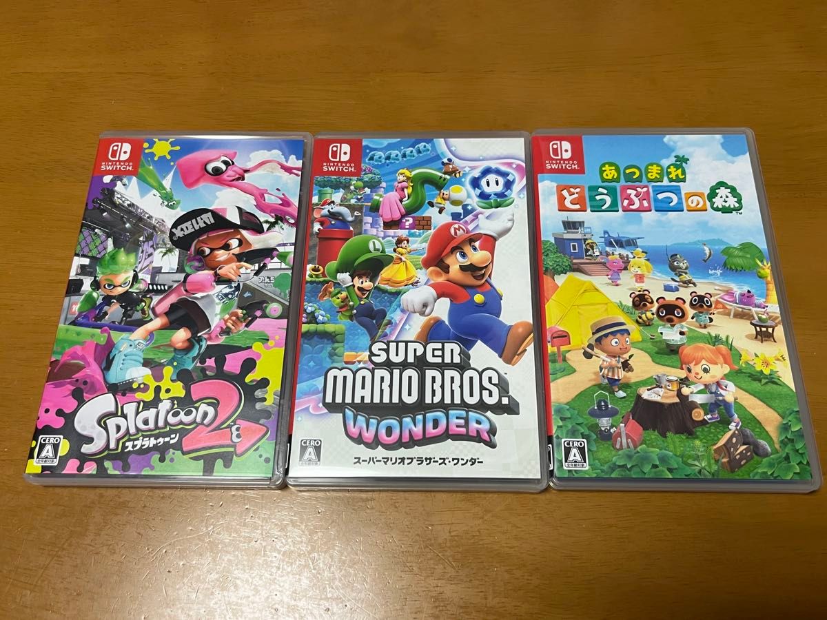 Nintendo Switch ソフト 3本セット あつまれどうぶつの森 Nintendo Switch ソフト 3本セット あつまれどうぶつの森