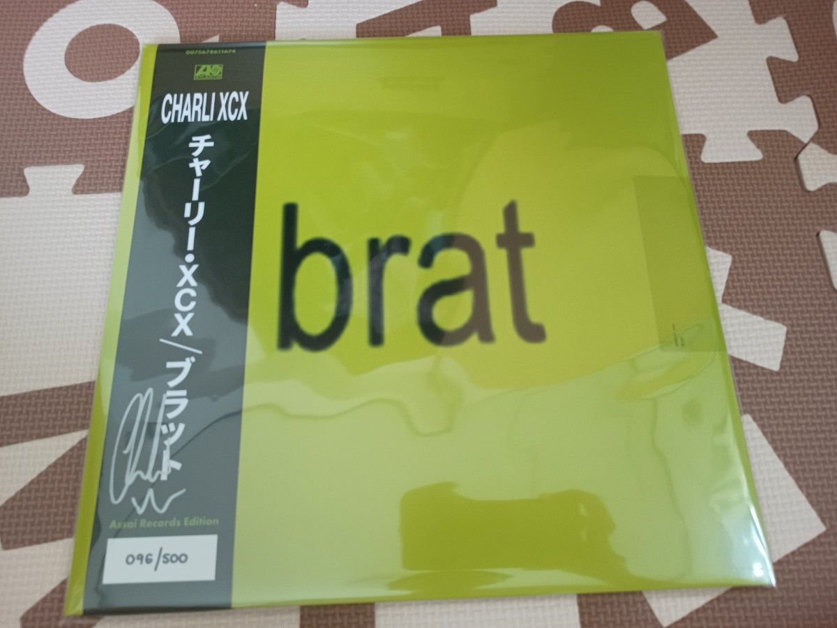 Charli XCX Brat Vinyl LP Signed Obi Edition Translucent Charli XCX Brat Vinyl LP Signed Obi Edition Translucent