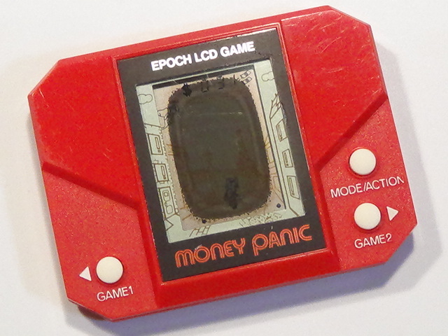 マネーパニック ジャンク お金 MONEY PANIC EPOCH 1982 日本製 エポック社 レトロ 電子 液晶 ゲーム lsi lcd おもちゃ_画像4