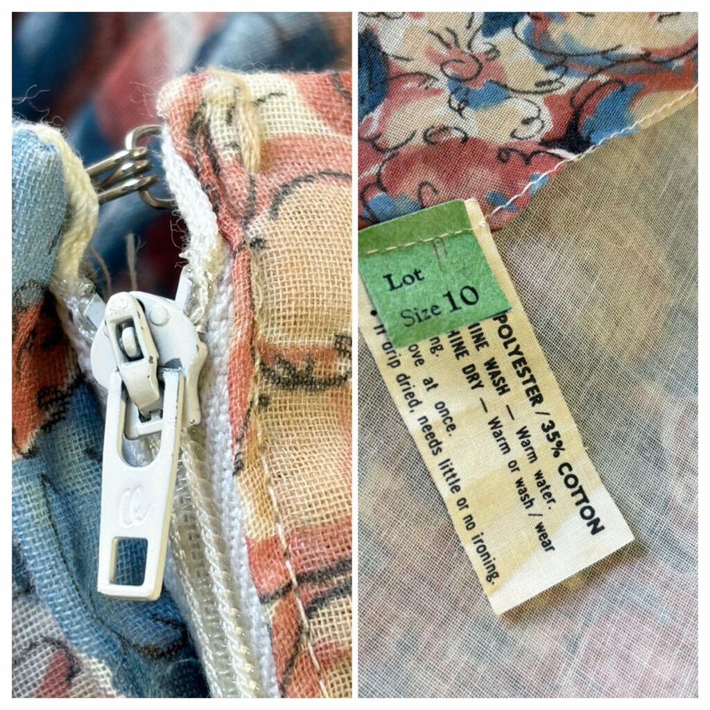 70's USA製 VINTAGE アメリカ購入 ビンテージ ワンピース ドレス 70's USA製 VINTAGE アメリカ購入 ビンテージ ワンピース ドレス