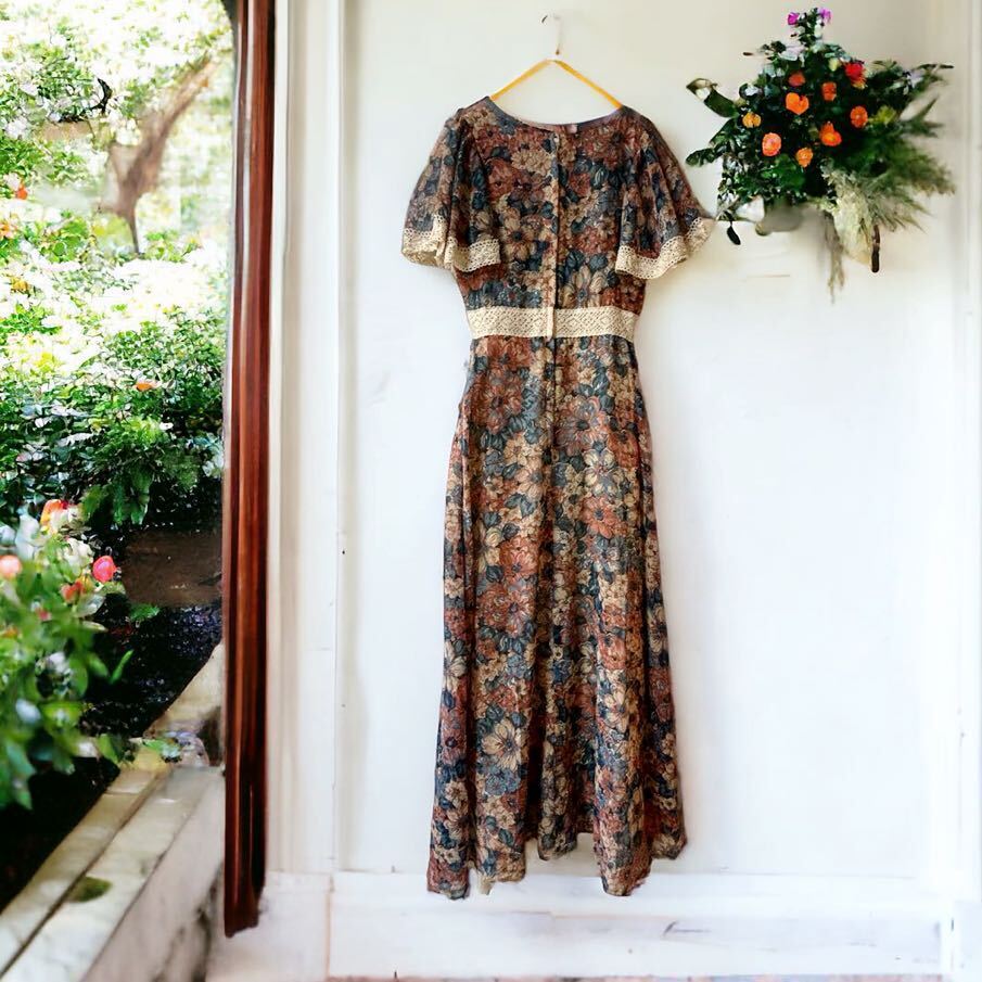 70's USA製 VINTAGE アメリカ購入 ビンテージ ワンピース ドレス 70's USA製 VINTAGE アメリカ購入 ビンテージ ワンピース ドレス