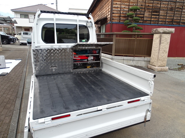 動画説明付 軽トラック ステンレス 工具 道具 ツール BOX スーパーキャリィ ハイゼットジャンボ アクティ NT100クリッパーサンバー2扉 鍵付