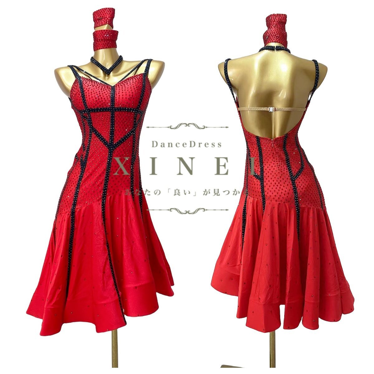 15214円 新作 社交ダンスドレス セミオーダー/ ラテンドレス 15214円 新作 社交ダンスドレス セミオーダー/ ラテンドレス