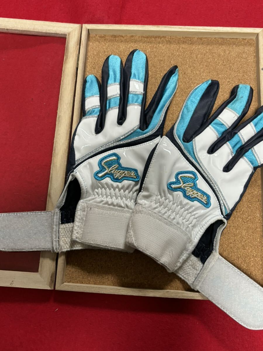 阪神タイガース 0 木浪聖也 実使用 皮手 バッティンググラブ 阪神タイガース 0 木浪聖也 実使用 皮手 バッティンググラブ