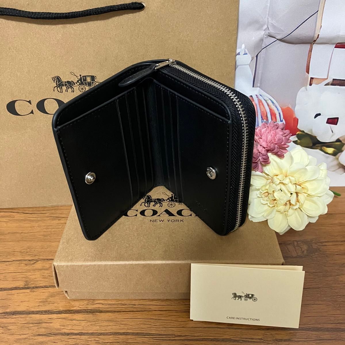 Sale】コーチ COACH ビルフォールドウォレット 2つ折り財布 星柄 Sale】コーチ COACH ビルフォールドウォレット 2つ折り財布 星柄