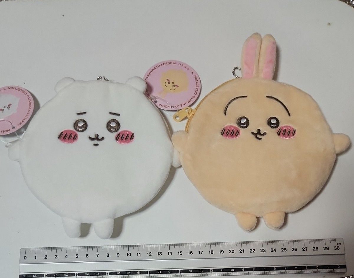 ちいかわ) ちいかわtoうさぎ ポーチ(ボトルチェーン付き)2個 ちいかわ) ちいかわtoうさぎ ポーチ(ボトルチェーン付き)2個