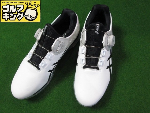 GK栄三越■ 517 【値下げ】【現品限り】1111A180-100◆25.0cm◆アシックス◆GEL-ACE PRO 5 BOA◆ホワイト×ブラック◆ソフトスパイク
