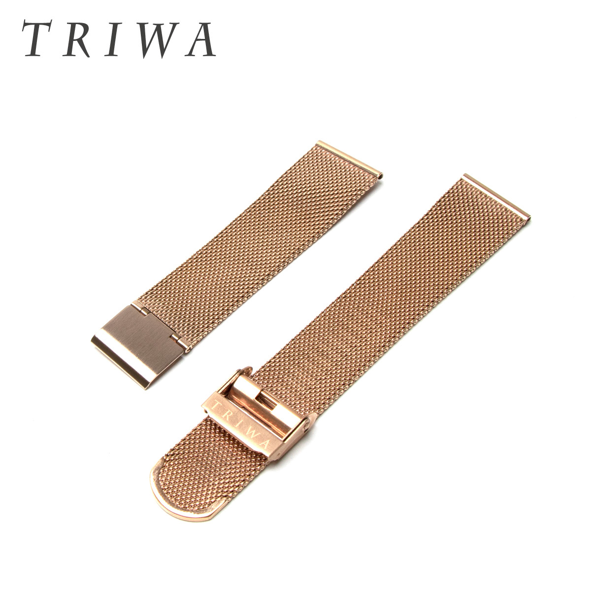 経典 TRIWA ローズ ME021414 ステンレスベルト 20mm 純正品 トリワ 金属ベルト
