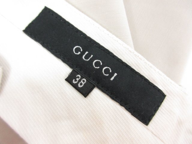 HH 【グッチ GUCCI】 ブーツカットパンツ (レディース) size38 ライトグレージュ系 イタリア制 ■28LP2402■