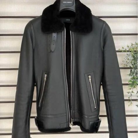 定価¥421 200 AKM ムートンレザージャケット B6 フライト 定価¥421 200 AKM ムートンレザージャケット B6 フライト