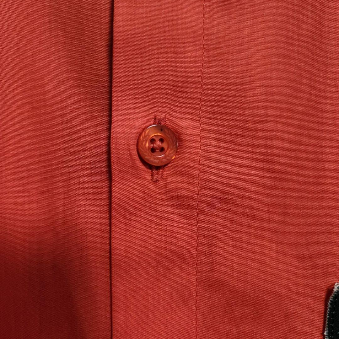 ラフシモンズ シャツ 長袖 ロゴ 刺繍 L RAF SIMONS タグ付未使用 ラフシモンズ シャツ 長袖 ロゴ 刺繍 L RAF SIMONS タグ付未使用