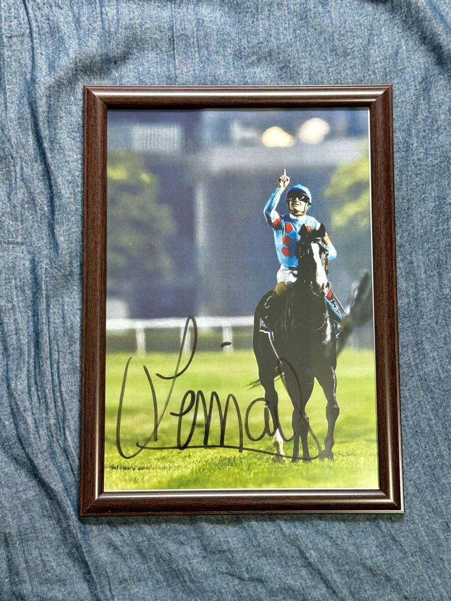 競馬 イクイノックス クリストフ ルメール直筆サイン入り A4写真 競馬 イクイノックス クリストフ ルメール直筆サイン入り A4写真