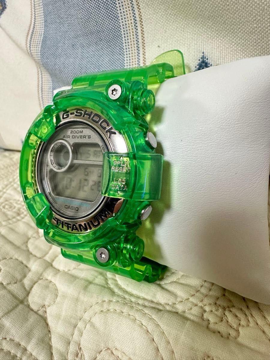 カシオ G-SHOCK フロッグマン DW-8201 雨蛙カラー カスタム 美品 カシオ G-SHOCK フロッグマン DW-8201 雨蛙カラー カスタム 美品