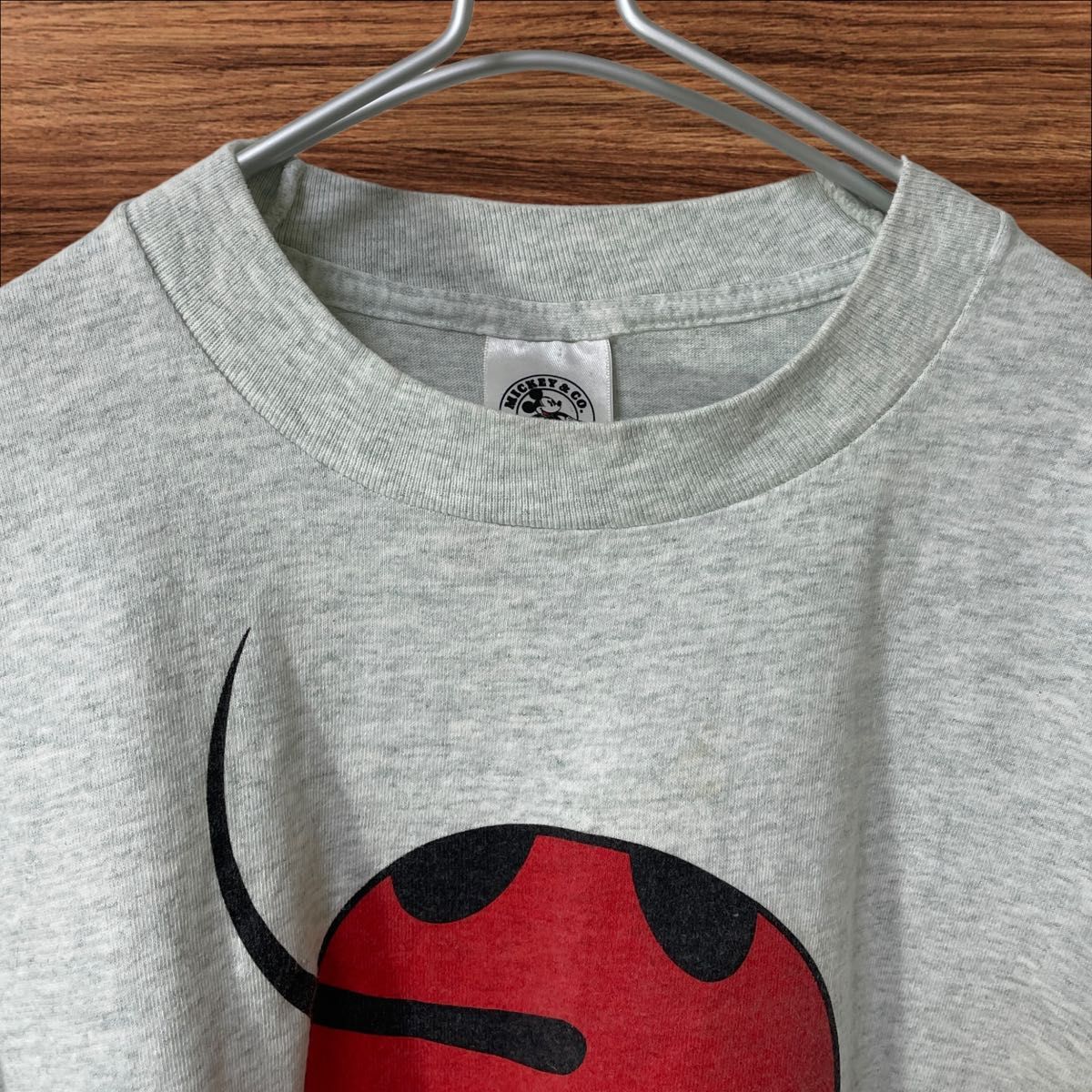 激レア】90'S 逆さまミッキー Disney覗きミッキーTシャツ XL 激レア】90'S 逆さまミッキー Disney覗きミッキーTシャツ XL