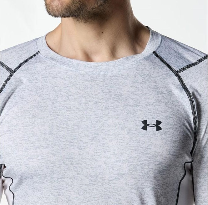  новый товар Under Armor рубашка с длинным рукавом XXL 3L Golf серый белый белый UNDER ARMOU R внутренний 1381266fitido нагрев механизм быстрое решение 