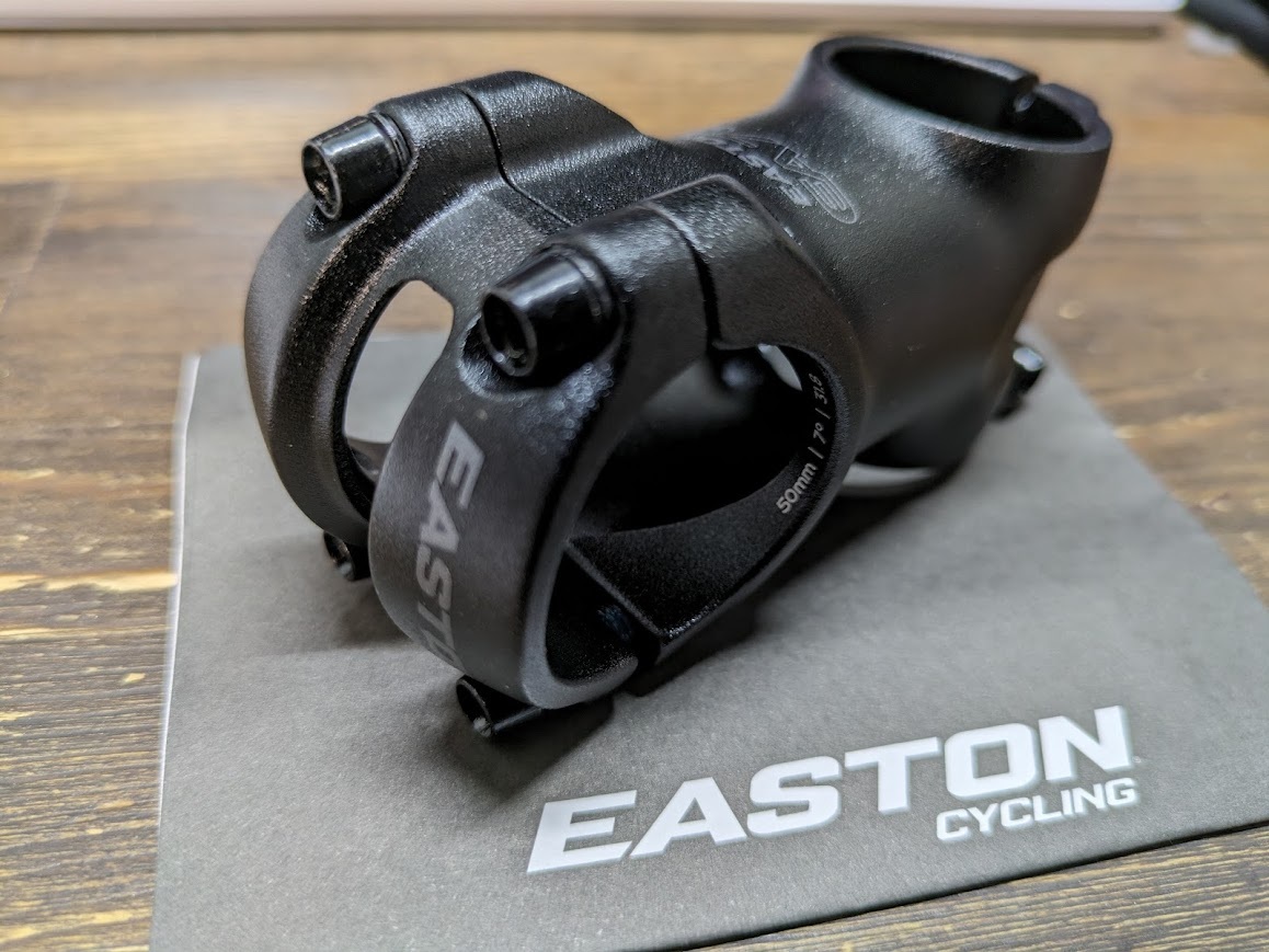 処分 EASTON EA70 ステム ±7°/50mm バークランプ径φ31.8mm 1-1/8 平均110ｇ 92196 レターパック可