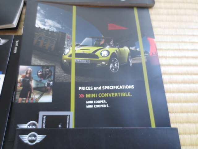 BMW MINI Press kit & catalog 8 pcs. various set together liquidation 