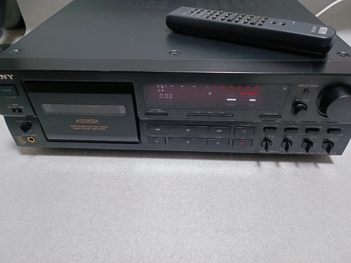 SONY TC-K222ESA カセットデッキ ジャンク|Yahoo!フリマ(旧 SONY TC-K222ESA カセットデッキ ジャンク|Yahoo!フリマ(旧