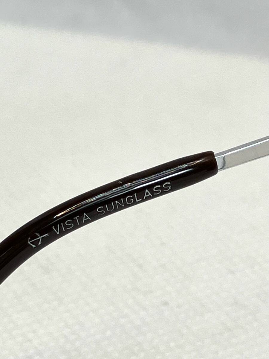 昭和レトロなサングラス【 VISTA 9054】服部時計店製 シルバー色 昭和レトロなサングラス【 VISTA 9054】服部時計店製 シルバー色
