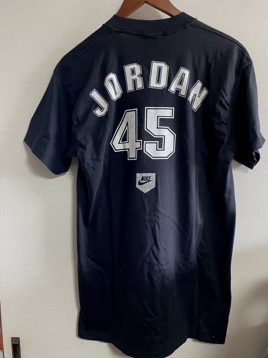 【未使用】【デッドストック】銀タグ 90年代 NIKE JORDAN Tシャツ ジョーダン ベースボールT 未著用 タグ付き デッドストック ヴィンテージ