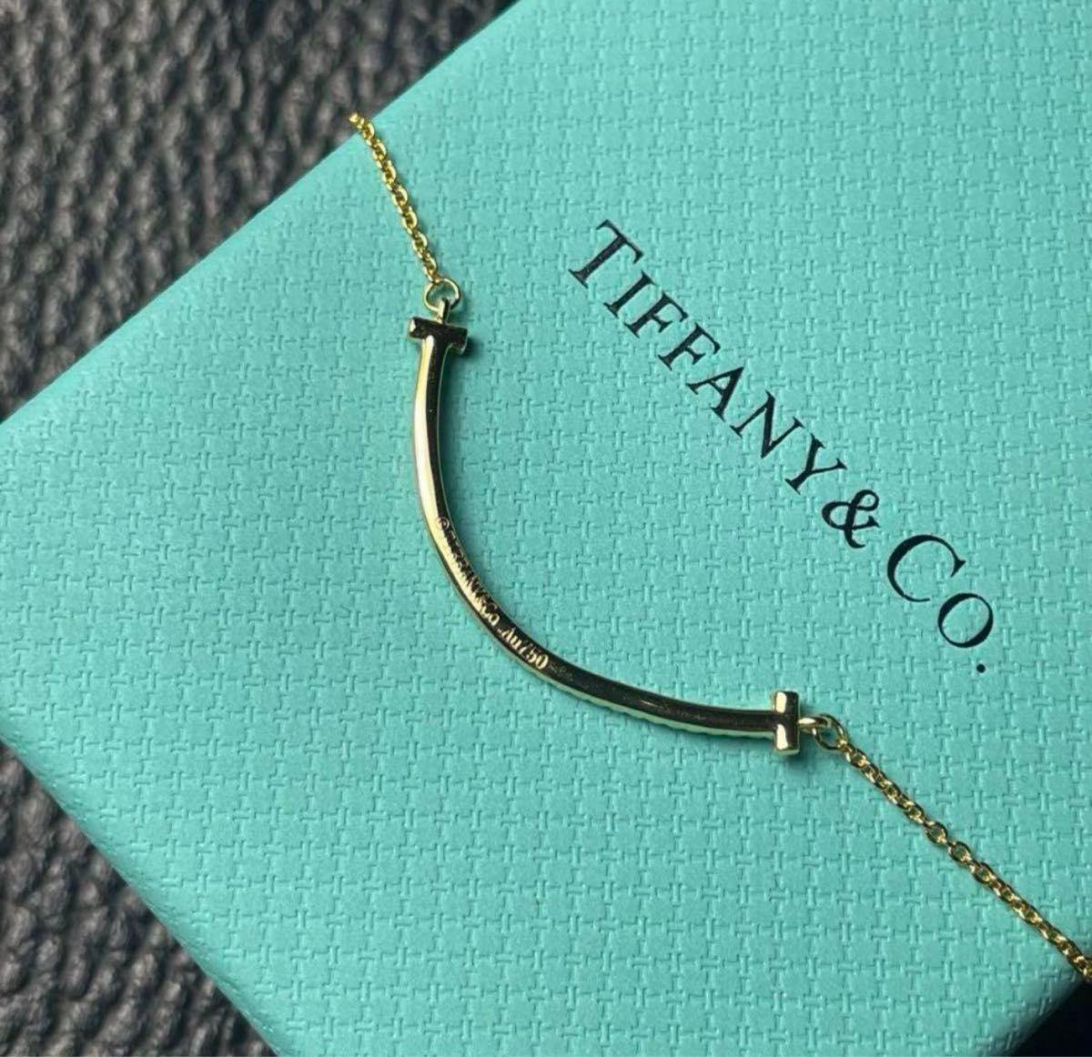 新品未使用】Tiffany & Co ティファニー Tスマイル ネックレス 新品未使用】Tiffany & Co ティファニー Tスマイル ネックレス