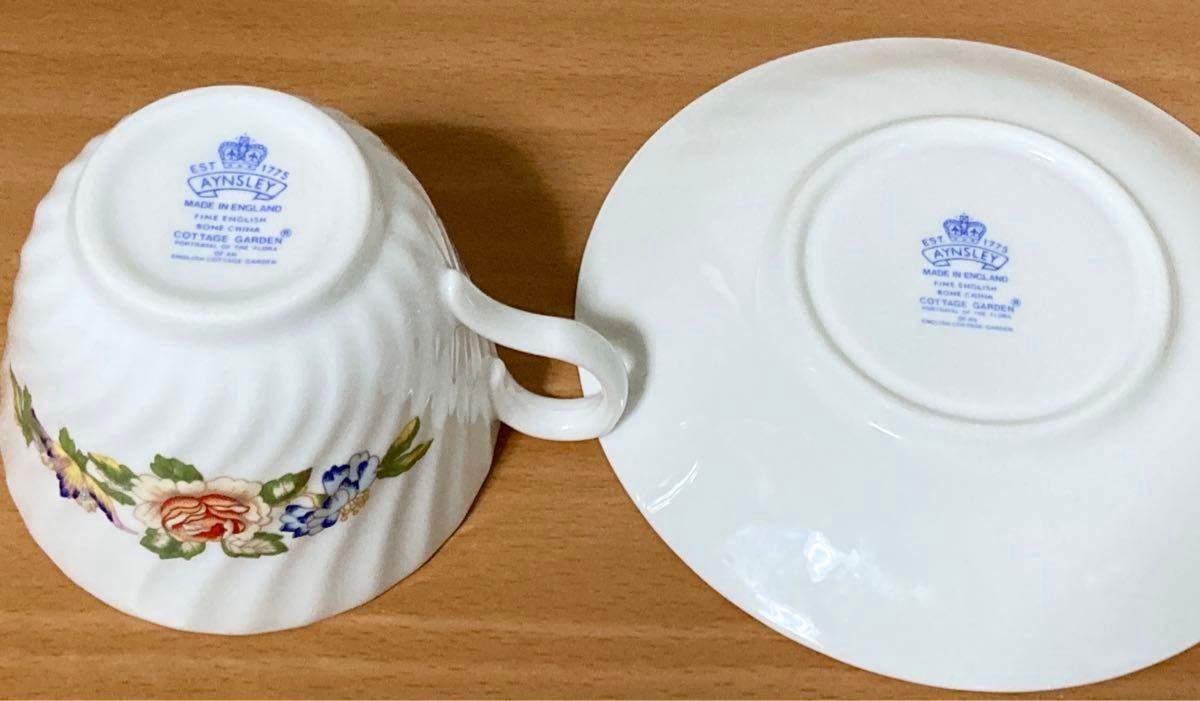 エインズレイ Aynsley コテージガーデン カップ&ソーサー 1客 エインズレイ Aynsley コテージガーデン カップ&ソーサー 1客