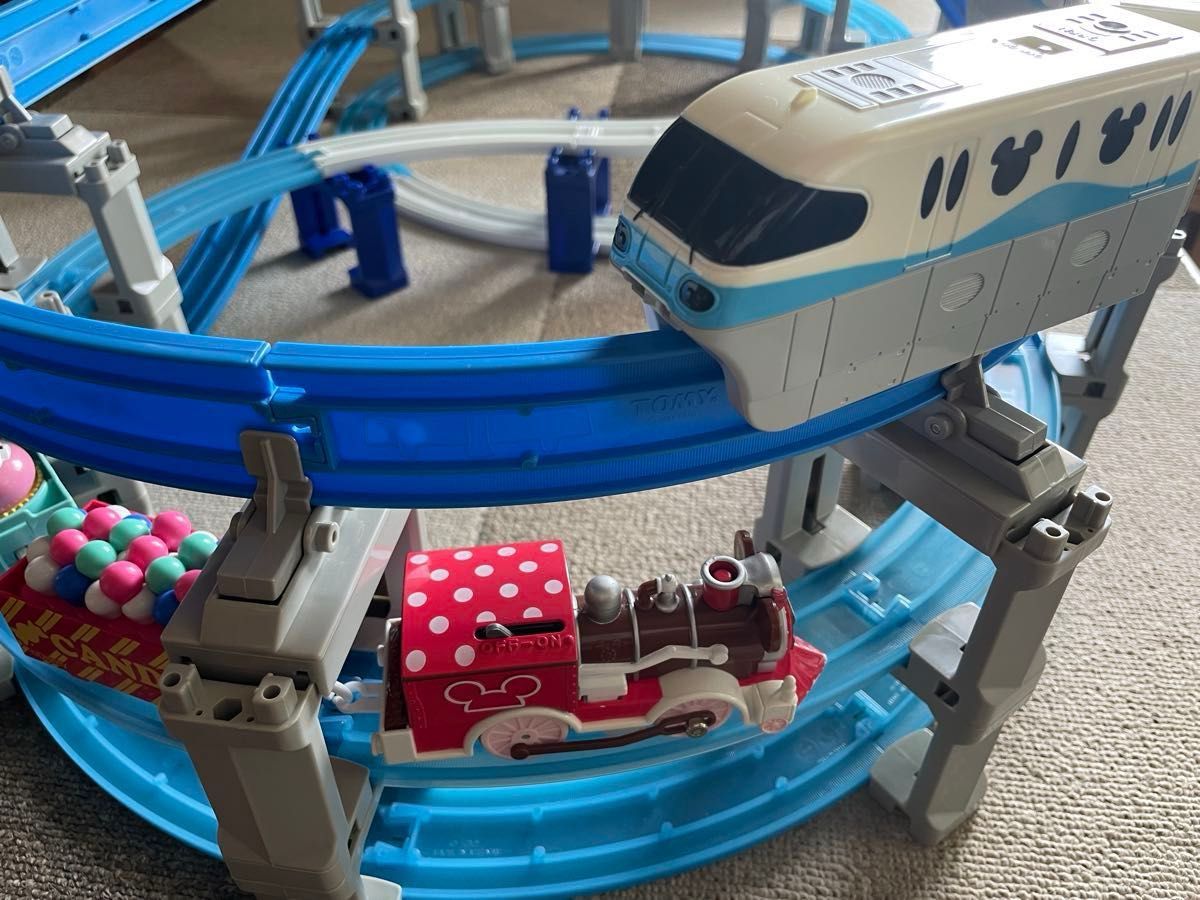 プラレール 橋脚 ディズニー モノレール 無限ループ立体 プラレール 橋脚 ディズニー モノレール 無限ループ立体