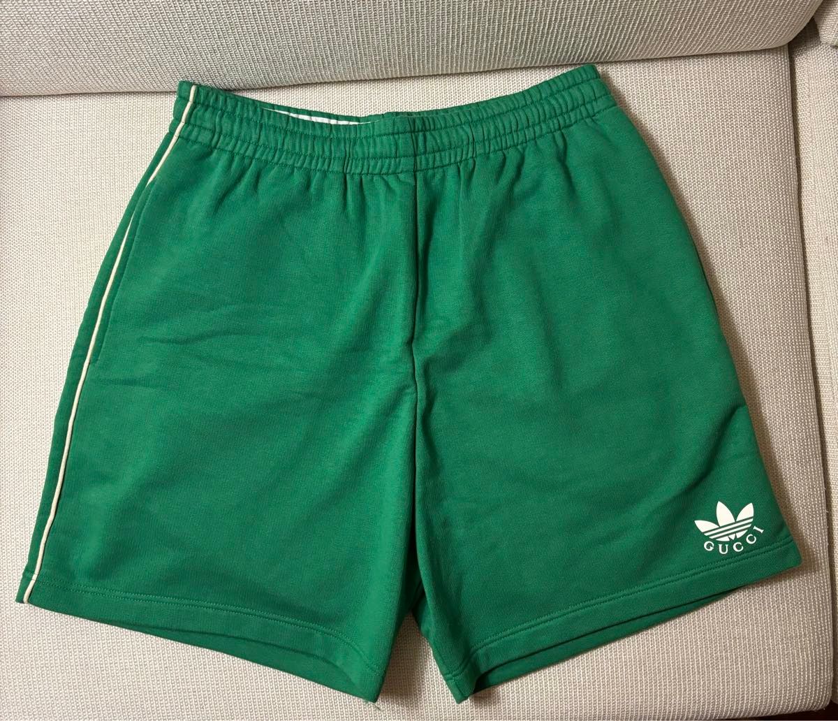 グッチ アディダス コットンスウェットハーフパンツ メンズS グッチ アディダス コットンスウェットハーフパンツ メンズS