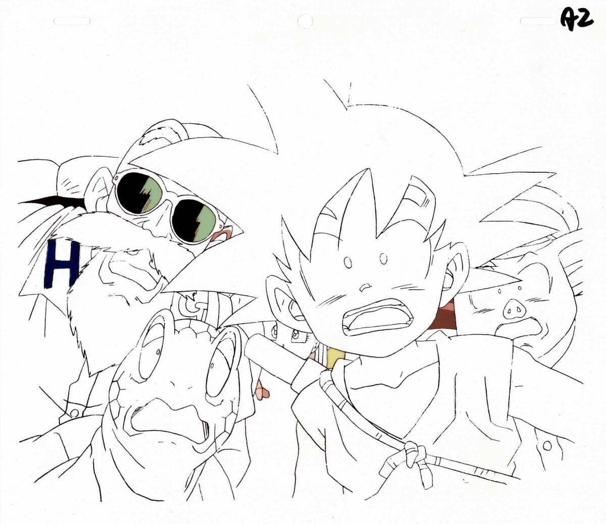 劇場版「ドラゴンボール 最強への道」セル画 原画 動画 直筆背景 劇場版「ドラゴンボール 最強への道」セル画 原画 動画 直筆背景
