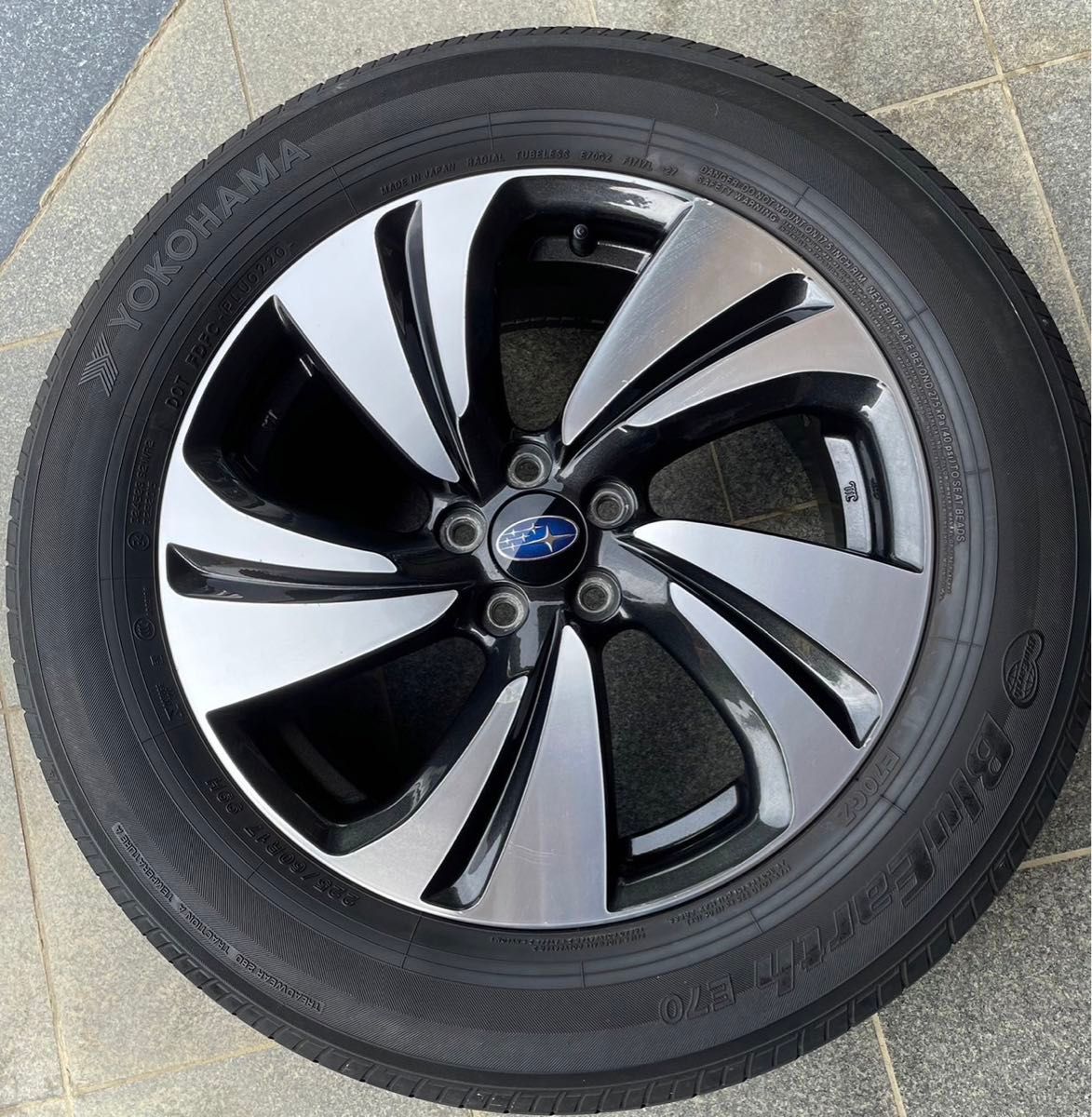 中古 スバル純正 17インチホイールタイヤ4本セット|Yahoo 中古 スバル純正 17インチホイールタイヤ4本セット|Yahoo