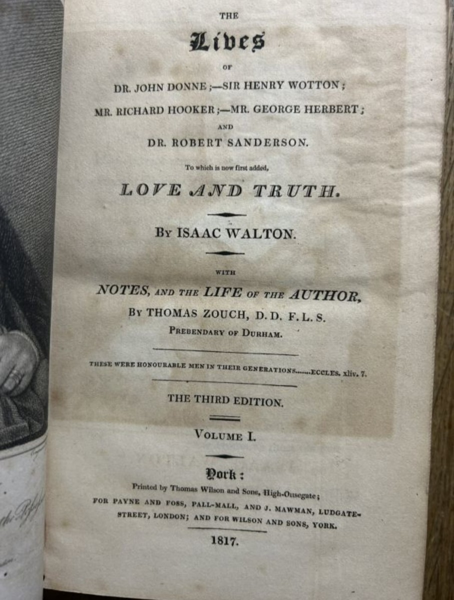 1817年刊 総革装 Isaac Walton, Love and Truth. アイザック ウォルトン 洋書 ディスプレイ - 洋書 1817年刊 総革装 Isaac Walton, Love and Truth. アイザック ウォルトン 洋書 ディスプレイ - 洋書