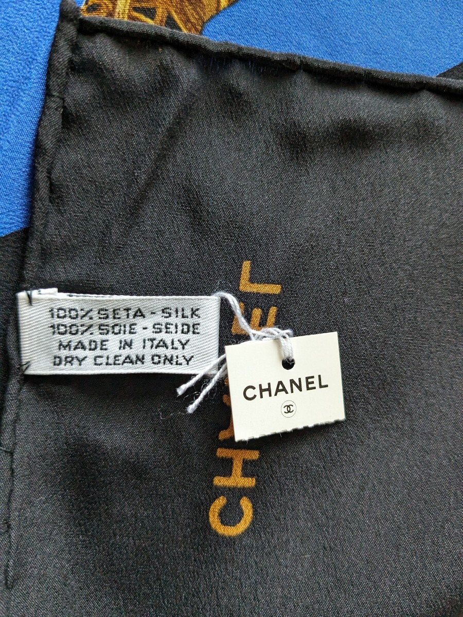 新品 タグ付き CHANEL スカーフ 未使用 シャネル デッドストック 新品 タグ付き CHANEL スカーフ 未使用 シャネル デッドストック