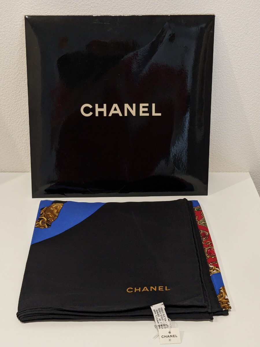 新品 タグ付き CHANEL スカーフ 未使用 シャネル デッドストック 新品 タグ付き CHANEL スカーフ 未使用 シャネル デッドストック