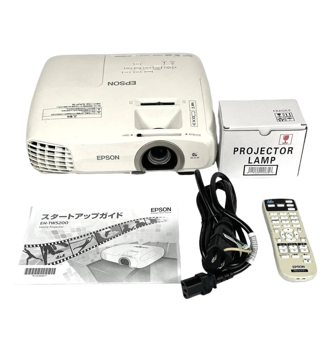 中古】ホームプロジェクター EPSON EH-TW5200 動作確認済み 備品 中古】ホームプロジェクター EPSON EH-TW5200 動作確認済み 備品