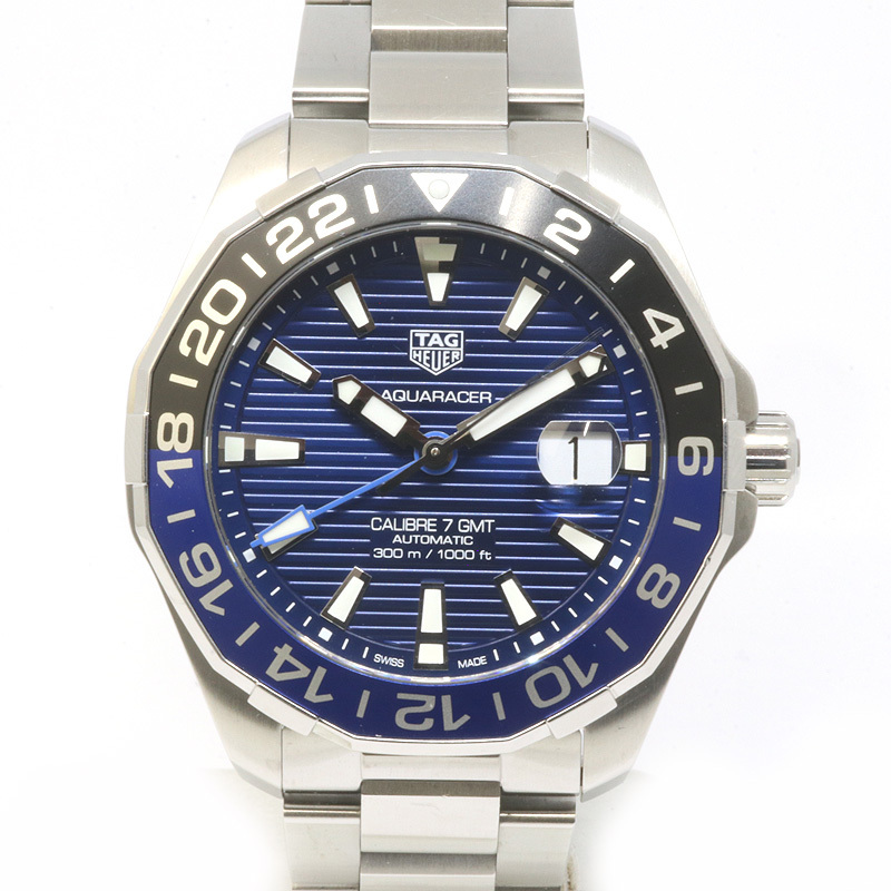 TAG HEUER タグ・ホイヤー アクアレーサー 43 mm WAY201T.BA0927 メンズ 自動巻き 腕時計 (質屋 藤千商店)