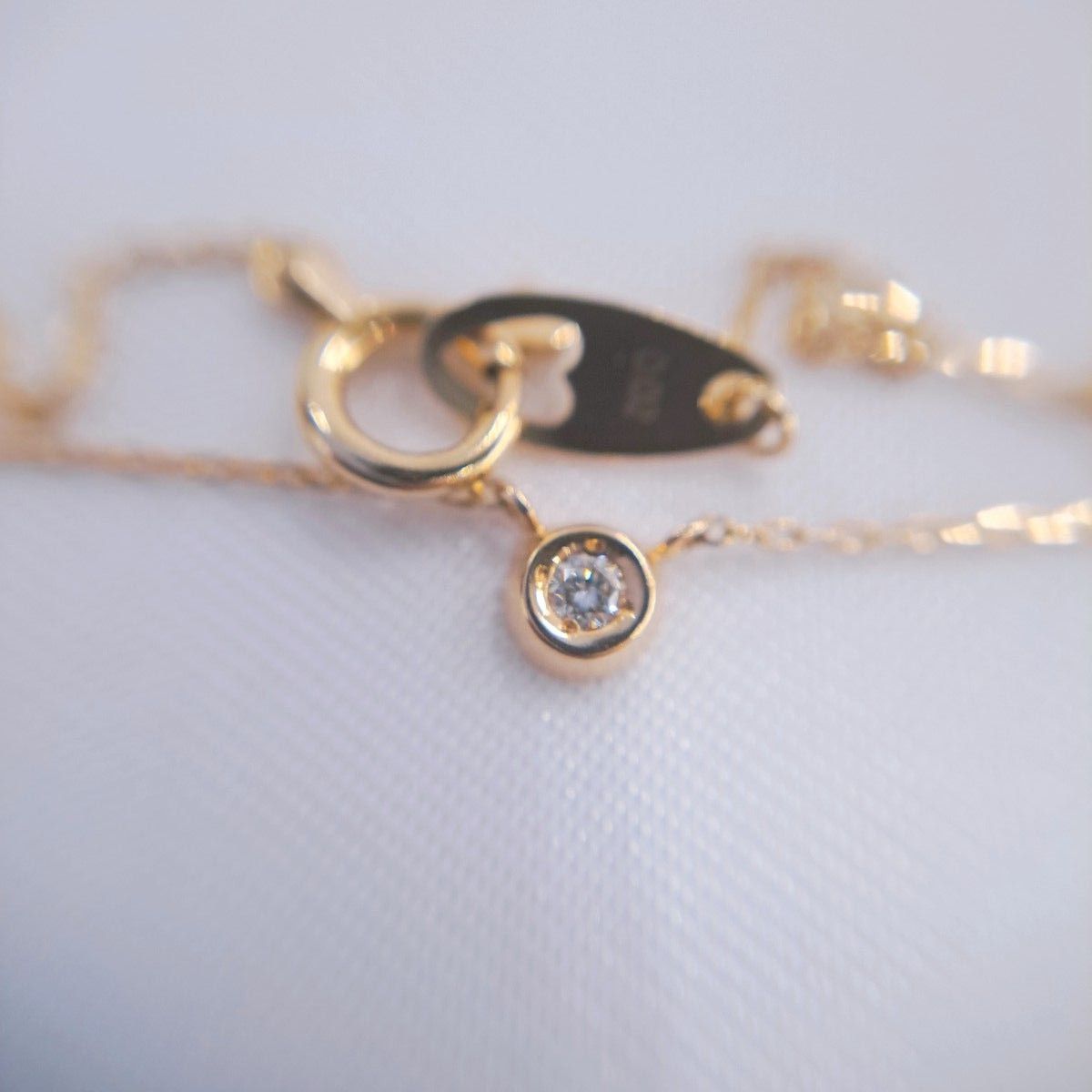 STAR JEWELRY スタージュエリー ガール ネックレス K10YG STAR JEWELRY スタージュエリー ガール ネックレス K10YG