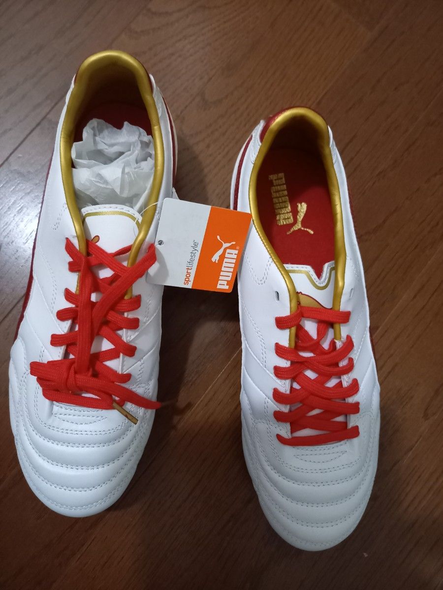新品 Puma RESERVA ワイド HG 27 プーマ サッカー スパイク 赤金 新品 Puma RESERVA ワイド HG 27 プーマ サッカー スパイク 赤金