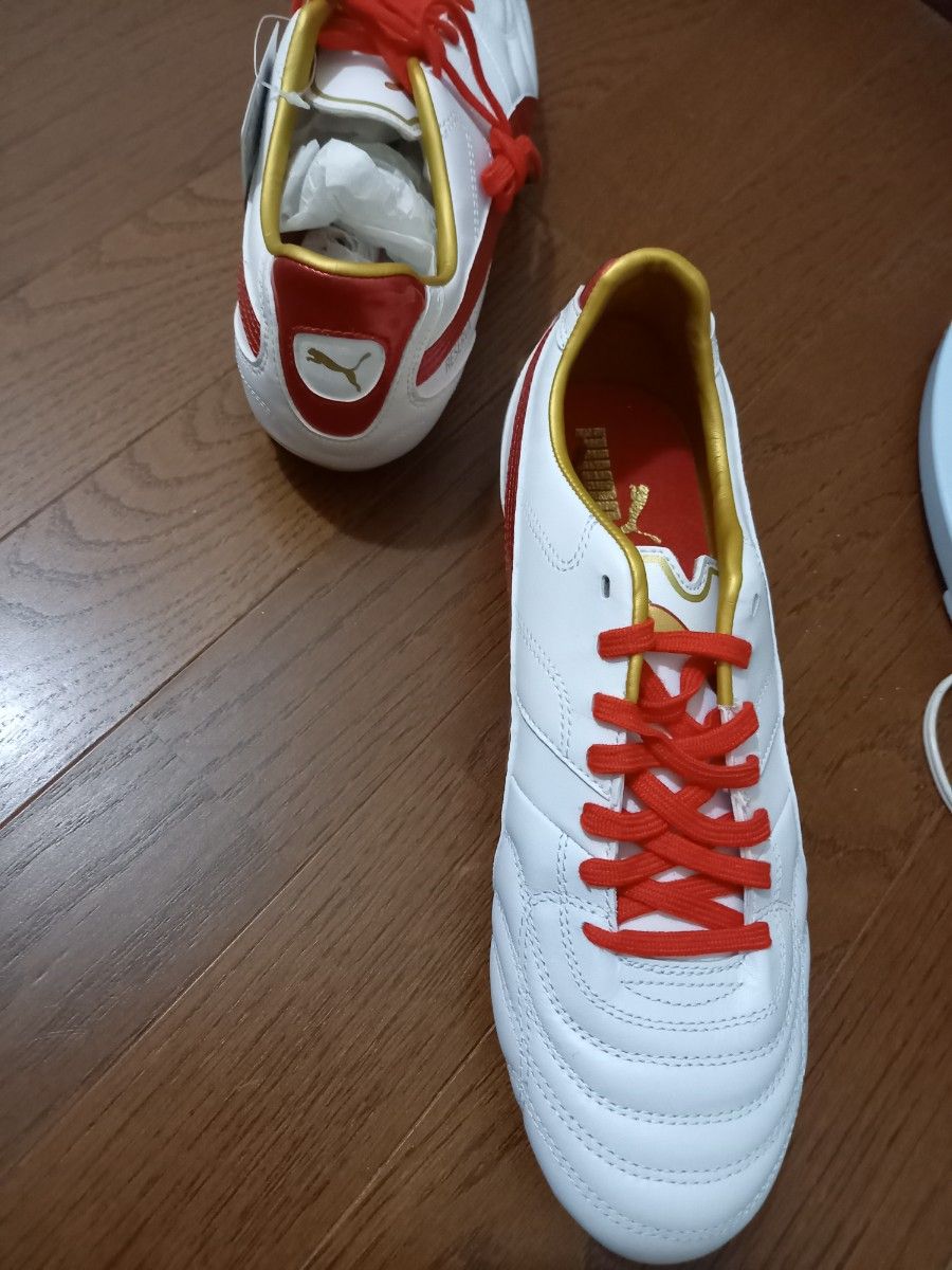 新品 Puma RESERVA ワイド HG 27 プーマ サッカー スパイク 赤金 新品 Puma RESERVA ワイド HG 27 プーマ サッカー スパイク 赤金