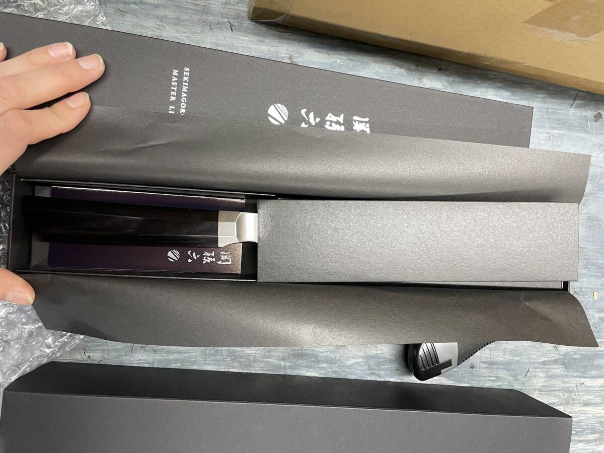 H75-15 貝印 関孫六 要 切付包丁6寸半 (195mm)新品未使用 H75-15 貝印 関孫六 要 切付包丁6寸半 (195mm)新品未使用