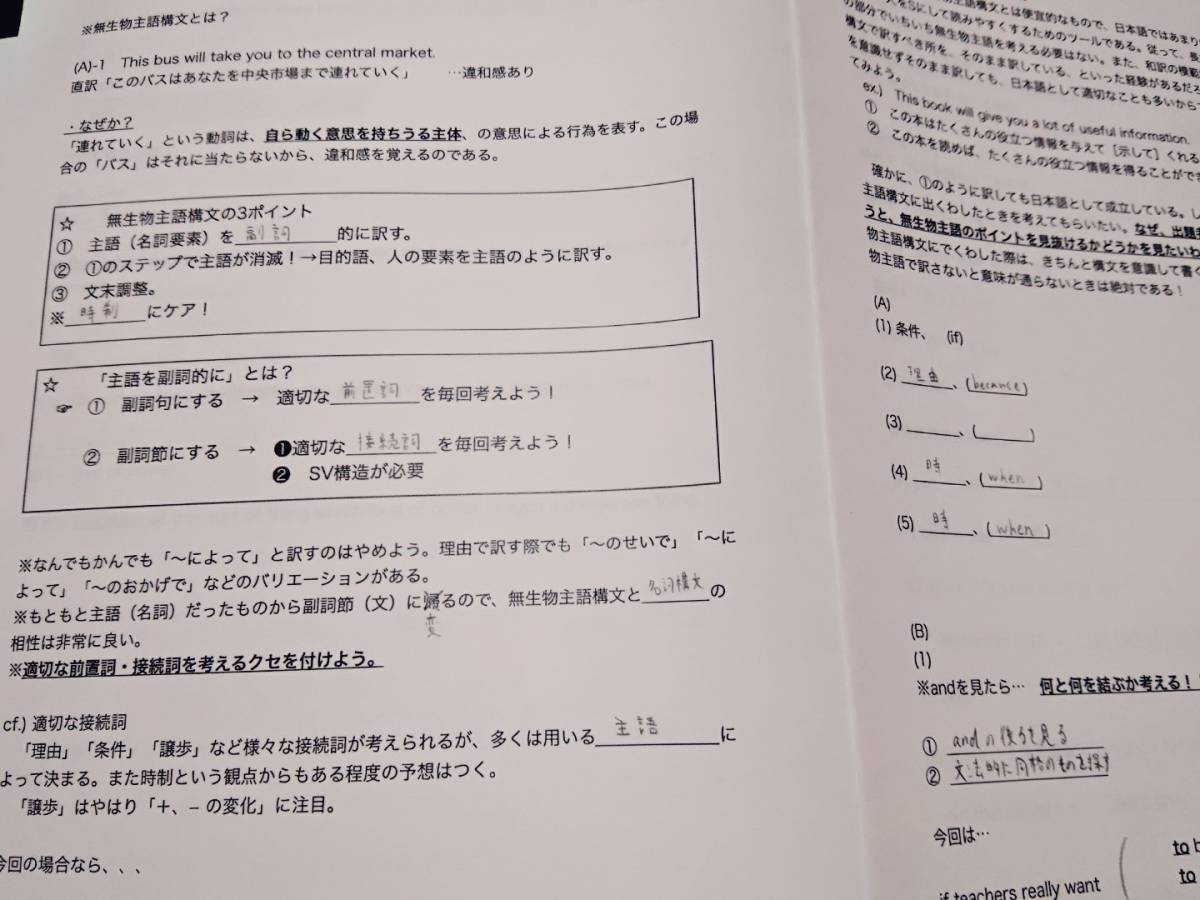 高2英語実戦講座　授業プリント　解説プリント　実戦演習　16年　鉄緑会　東進 Z会 ベネッセ SEG 共通テスト　駿台 河合塾 鉄緑会