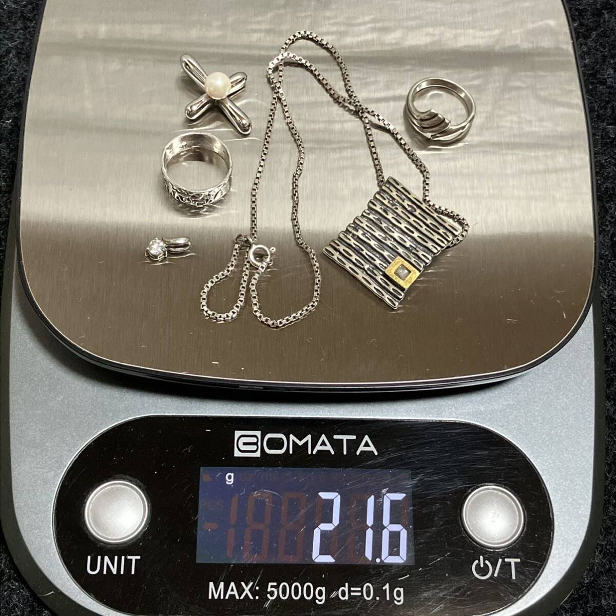 最低価格の ws1485】シルバー925 ネックレス silver セット まとめ売り 指輪 シルバー
