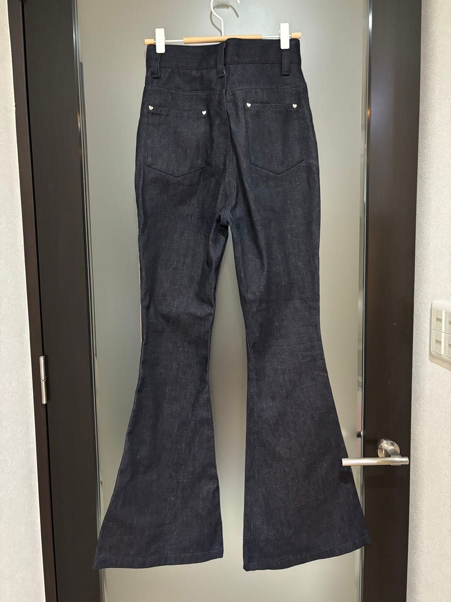 melt the lady ハートデニムフレアーパンツ メルトザレディ melt the lady ハートデニムフレアーパンツ メルトザレディ