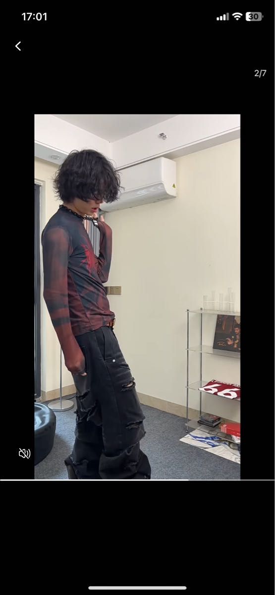 GROUPMAREK パワーネット タトゥーカットソー セカンドスキン GROUPMAREK パワーネット タトゥーカットソー セカンドスキン